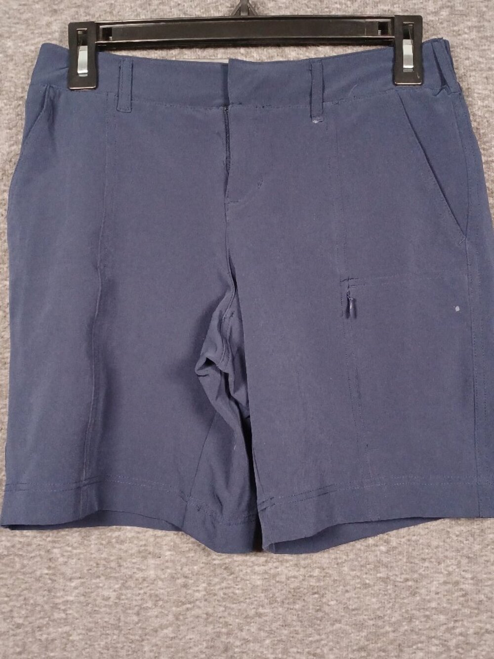 32 Degrees Cool Womens XS 2 Cargo Shorts Evening Blue New 1157214 Stretch Hiking